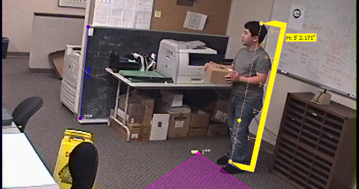 Cognitech AutoMeasure Photogrammetry Measurement Result Example