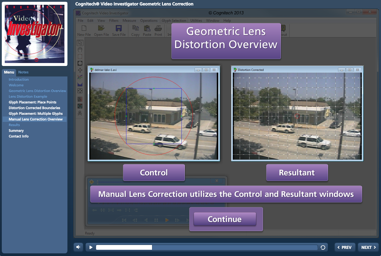 Video Investigator Camera Lens Correction Tutorial
