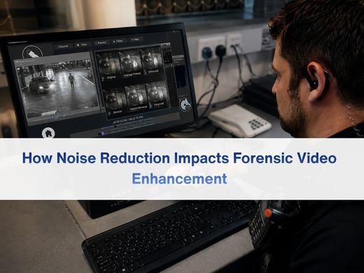 Noice reduction impacts forensic video